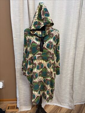 Marni H & M Dress Silk Hooded Anorak Dress